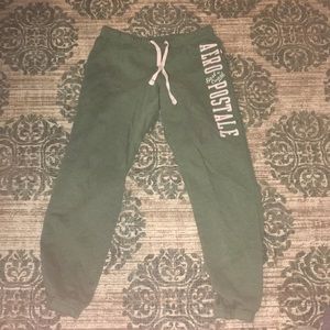 Green Aēropostale sweatpants